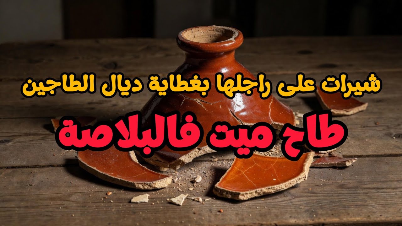 بغى يضربها وصدقات قاتلاه! 😱  غطاية الطاجين اللي قلبات الفيلم كلو ⚠️💀❌