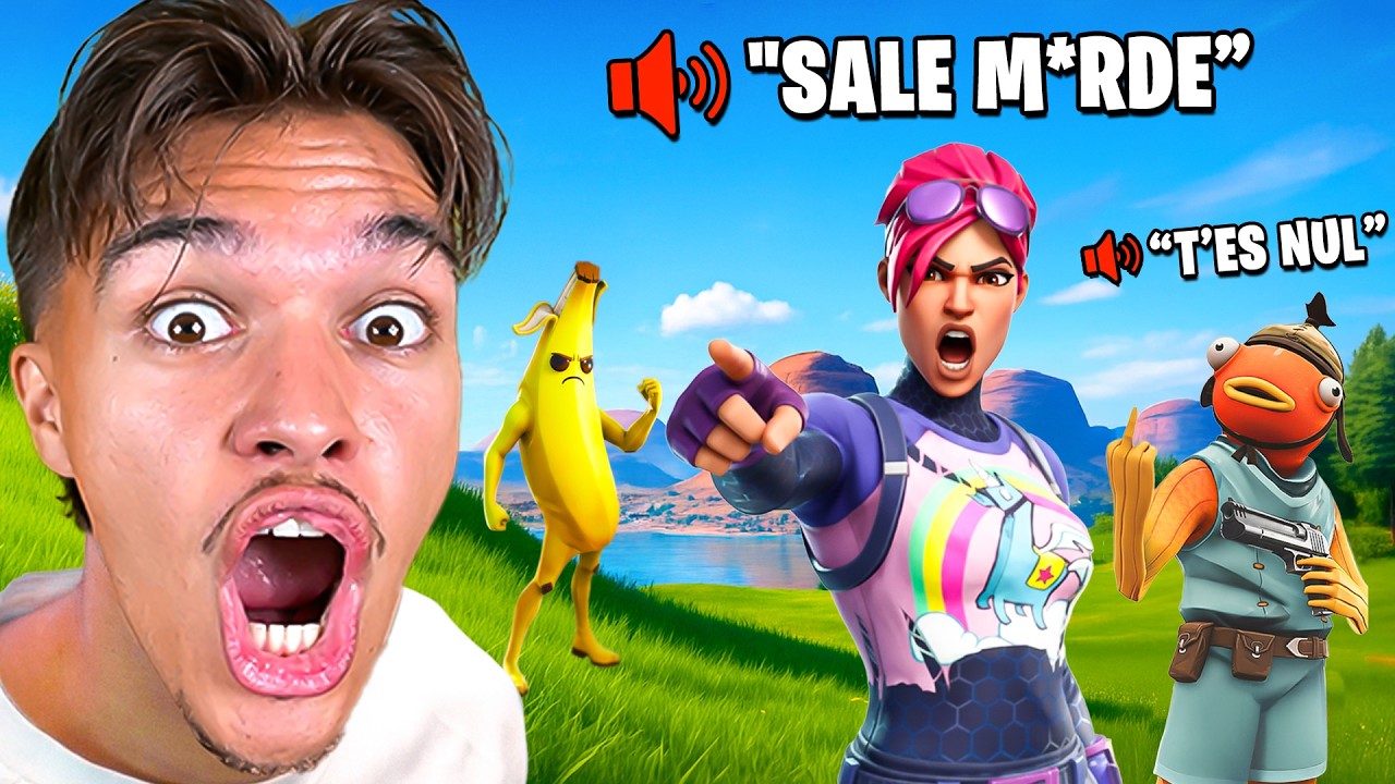 Ces INCONNUS M'INSULTENT et me TROLL sur le NOUVEAU MODE FORTNITE ! (j'ai pleuré de rire)