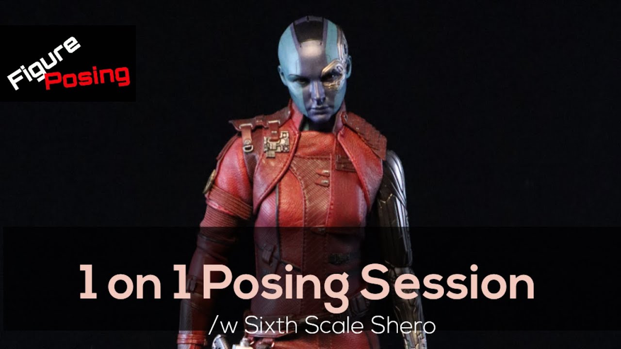 1on 1 posing session for Hottoys Nebula with Sixth Scale Shero