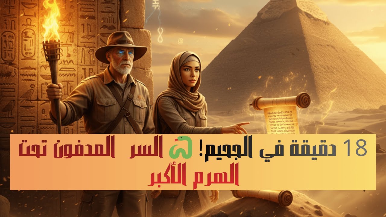 قصة هرم خوفو💰🔥 والكنز الدفين مغامرة واكتشاف لا ينسى📚