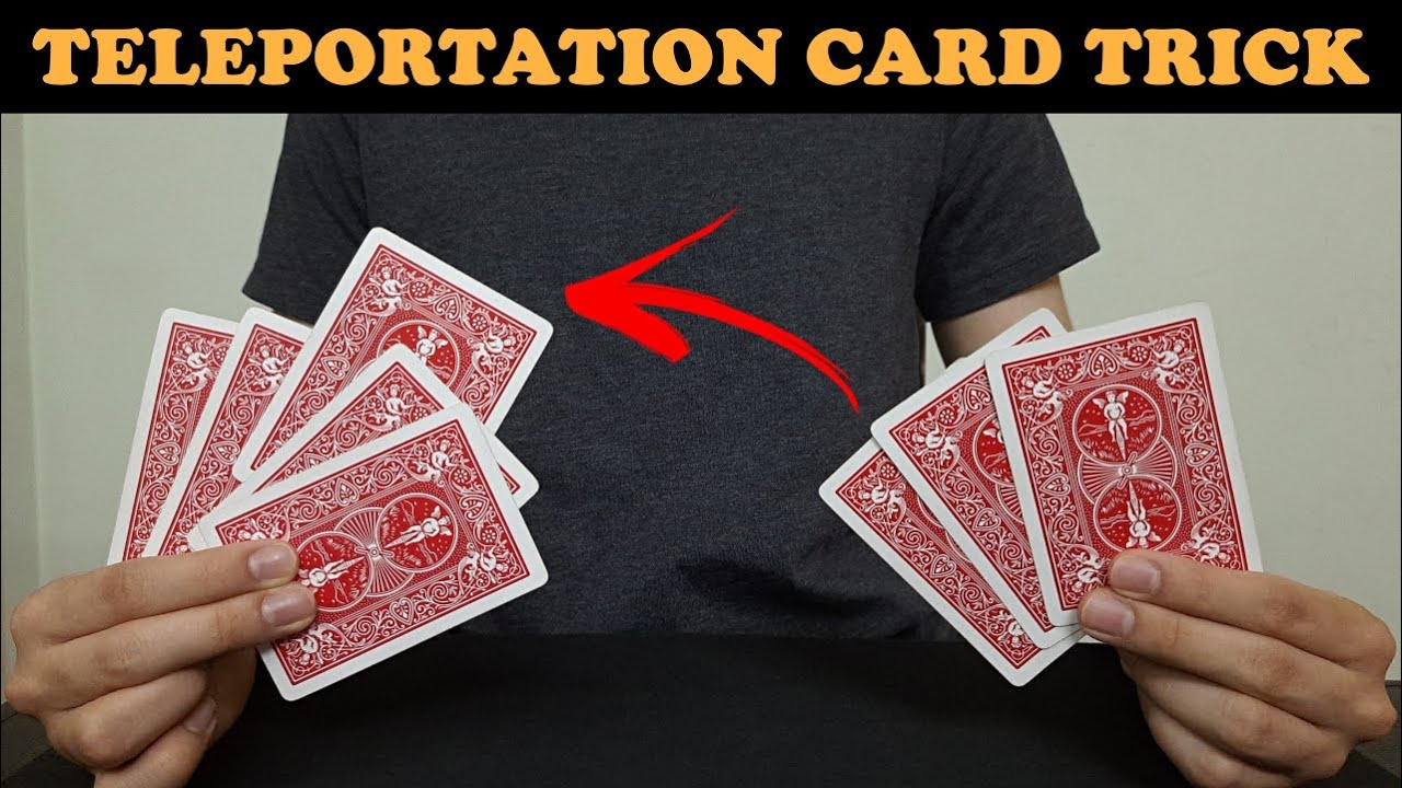 Incredible TELEPORTATION Card Trick! ( Tutorial )