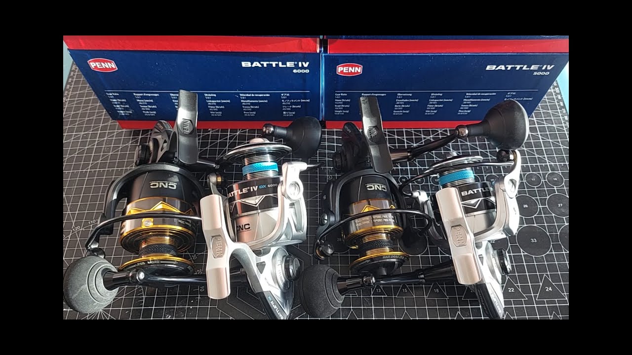 Reel PENN BATTLE IV & IV DX 5000 & 6000 perbandingan singkat
