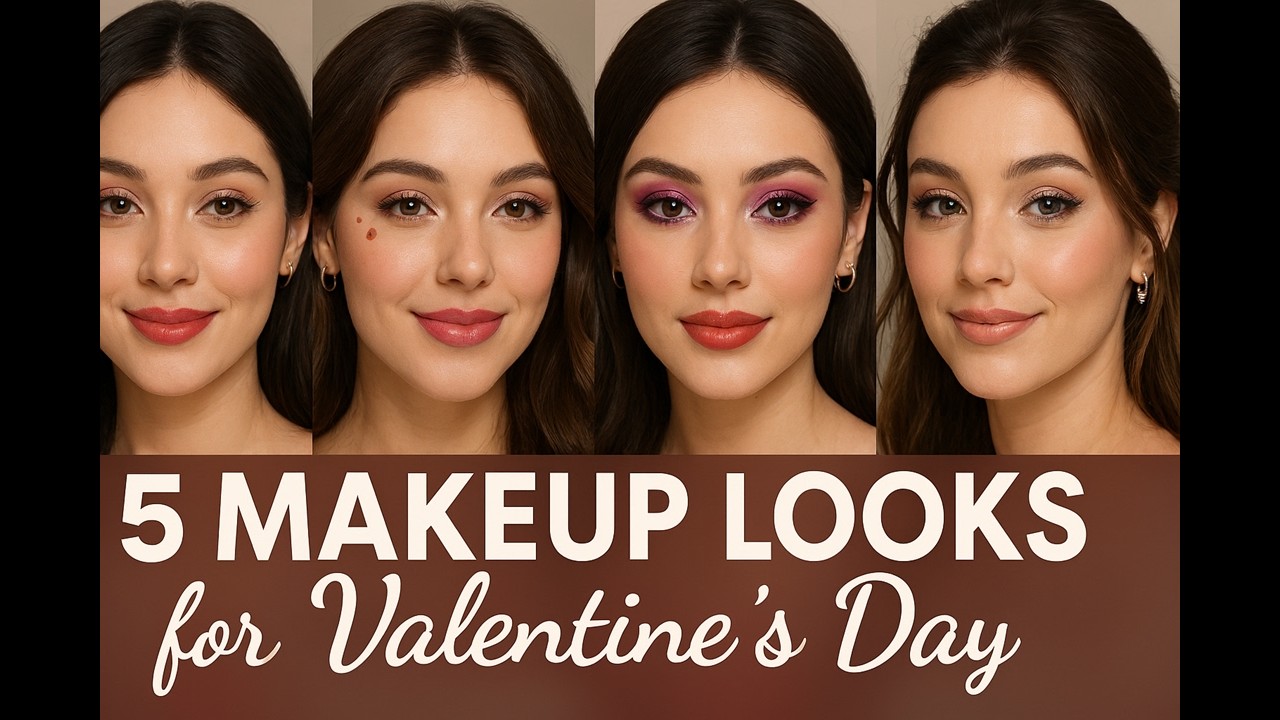 5 Valentine’s Day Makeup Looks for 2026 💖 Easy to Glam
