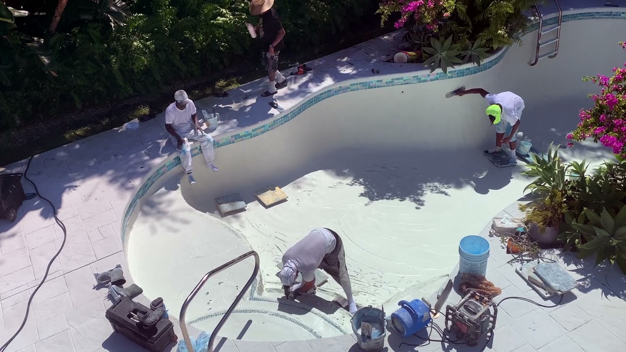 How to resurface a pool with Diamond Brite