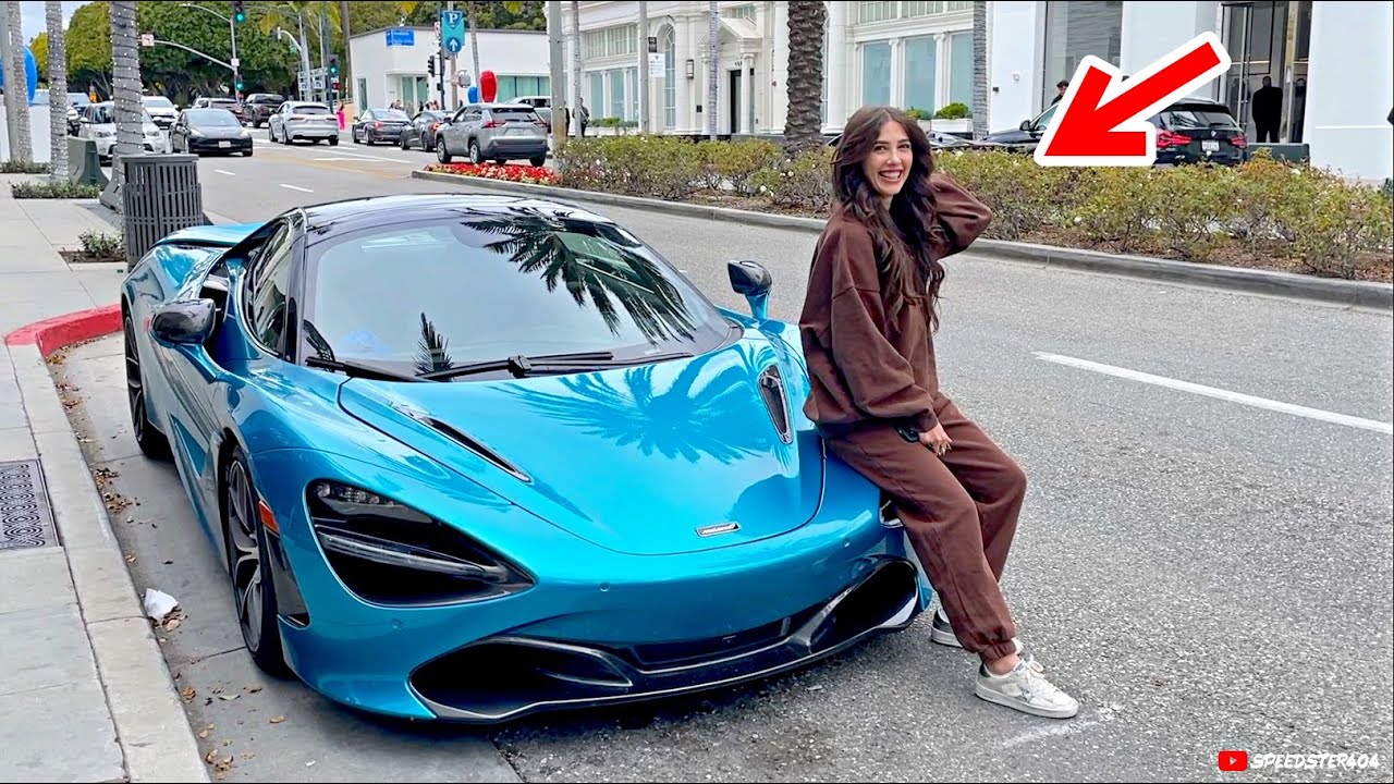 OnlyFans Girl Driving Supercars! Best Supercars of Beverly Hills [Ep.4]