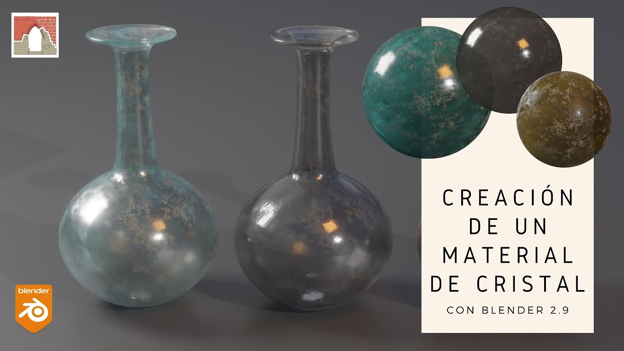 Cómo crear un MATERIAL DE CRISTAL realista en Blender 2.91