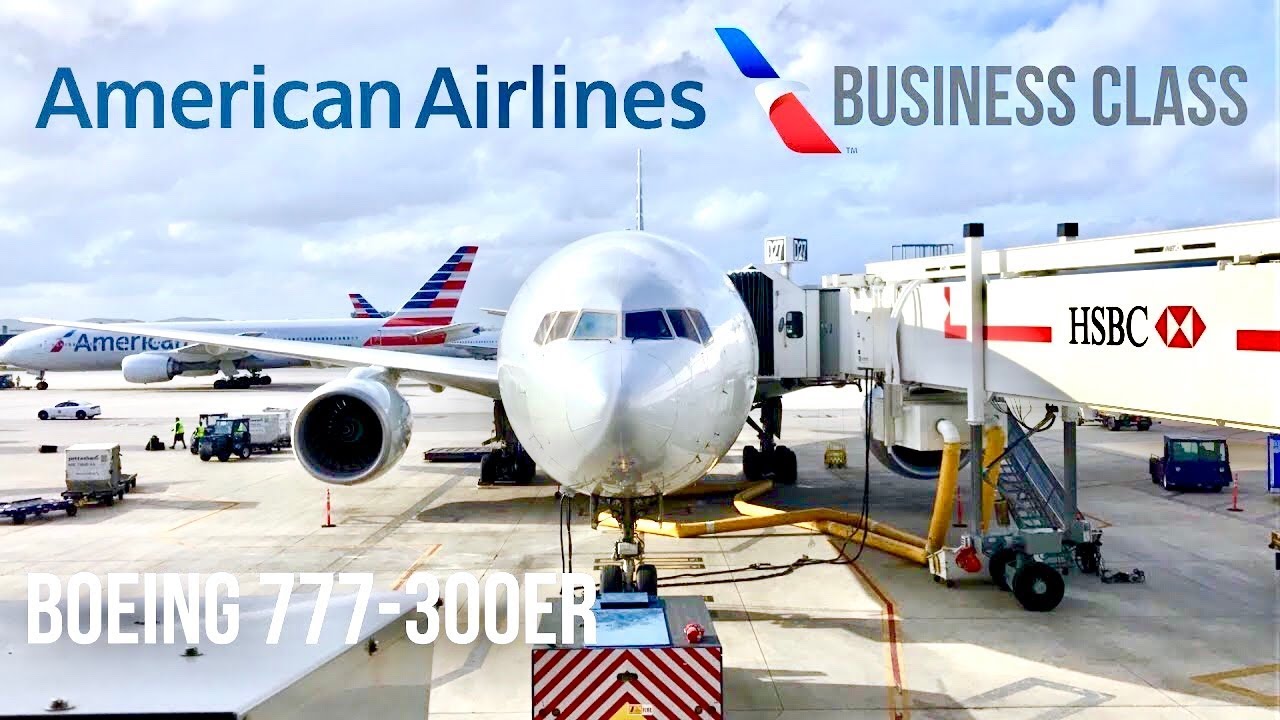 American Airlines Boeing 777-300ER Business Class Miami to London