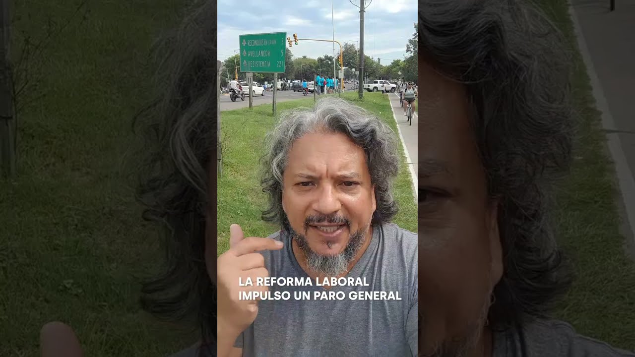 Trabajadores en las calles de Reconquista