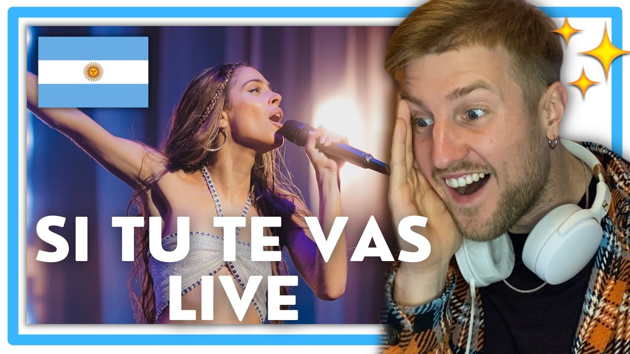 *Reacción* TINI - Si Tú Te Vas | Live Claro Sessions
