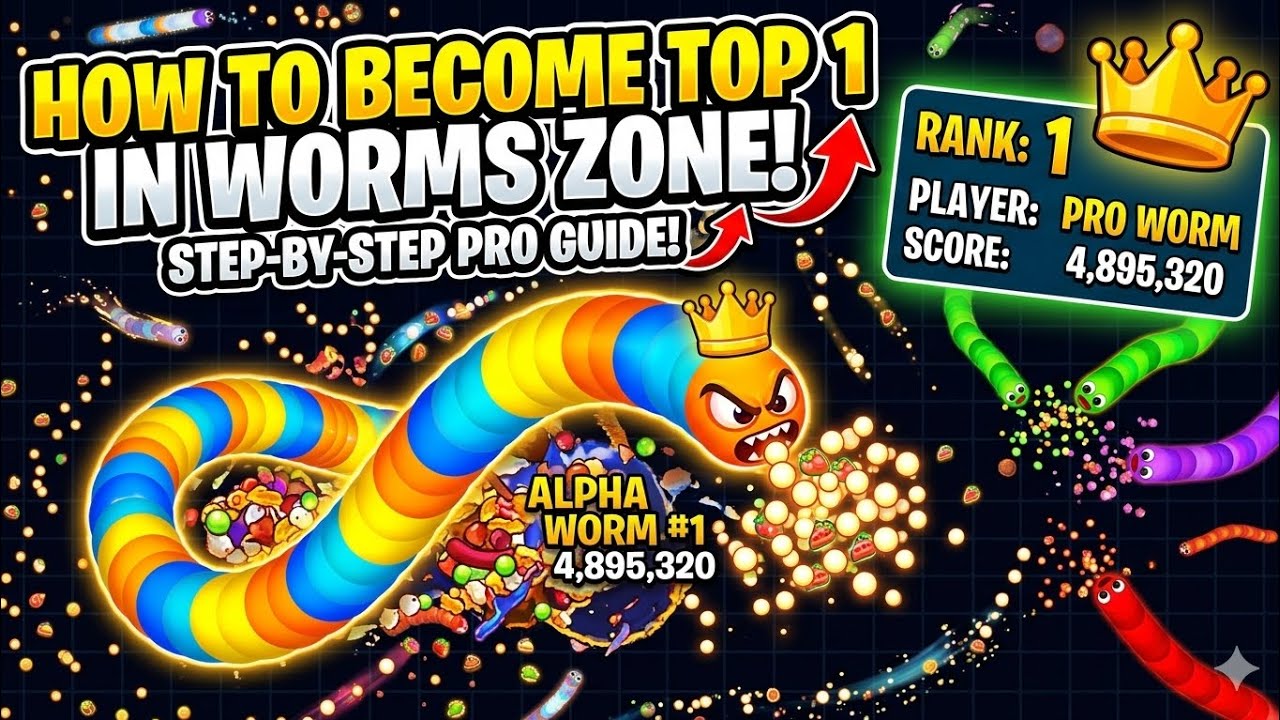 Worms zone| snake game Highest ranking| new update #wormszone #shorts 