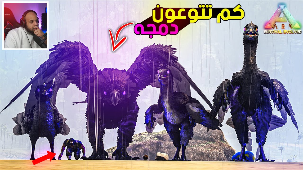 أرك برايمل فير #11 | كم تتوقعون وصل دمج الدارك قرفن🔥🦅| Ark Primal Fear
