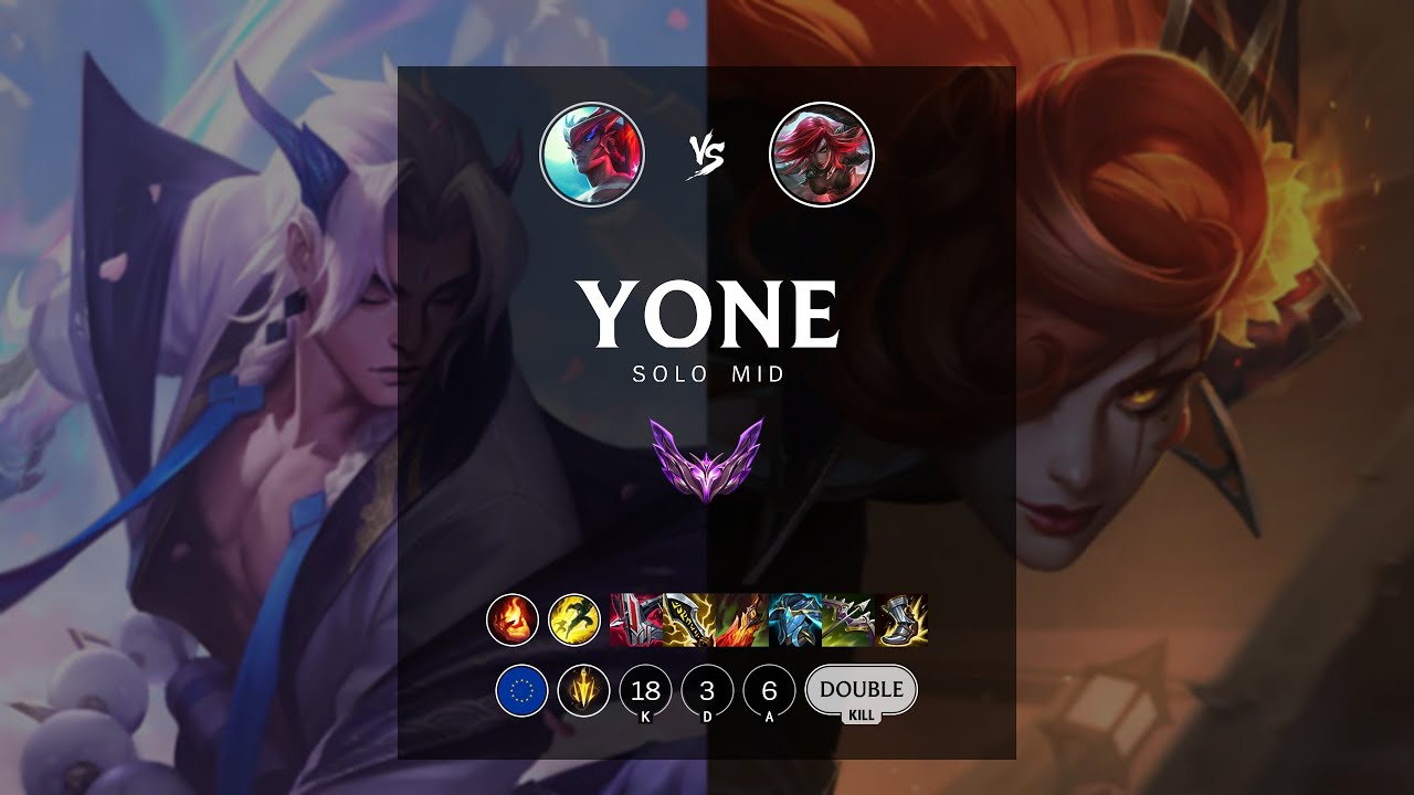 Yone Mid vs Katarina - EUW Master Patch 12.20