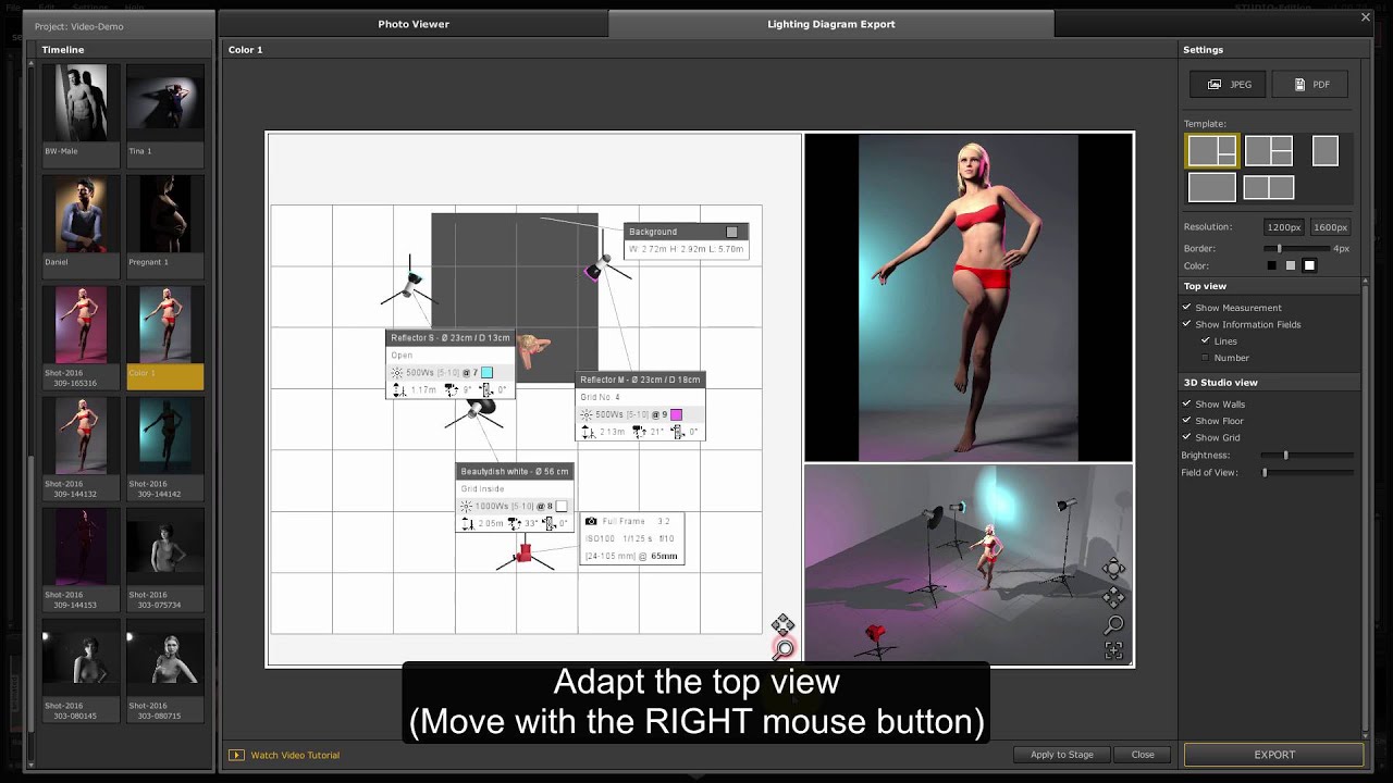 Lighting Diagram Export - set.a.light 3D | EN