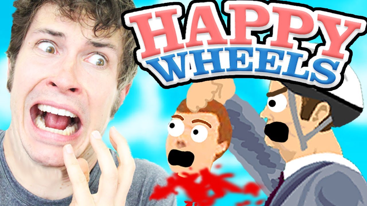 Happy Wheels - SEVERED HEAD THROW