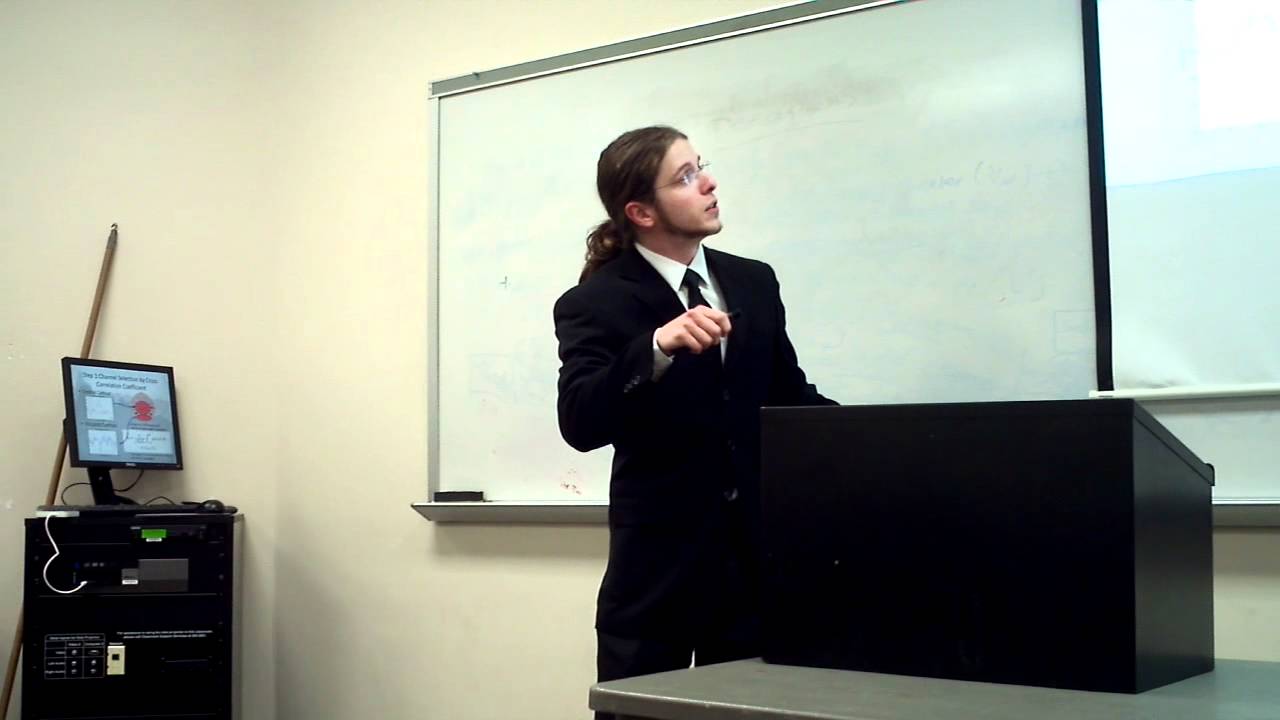 Kevin Windham at McNair Scholars Conference 2012 - P300 Signal Analysis