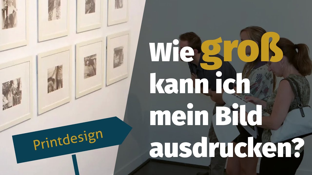 Wie groß kann ich mein Bild ausdrucken?