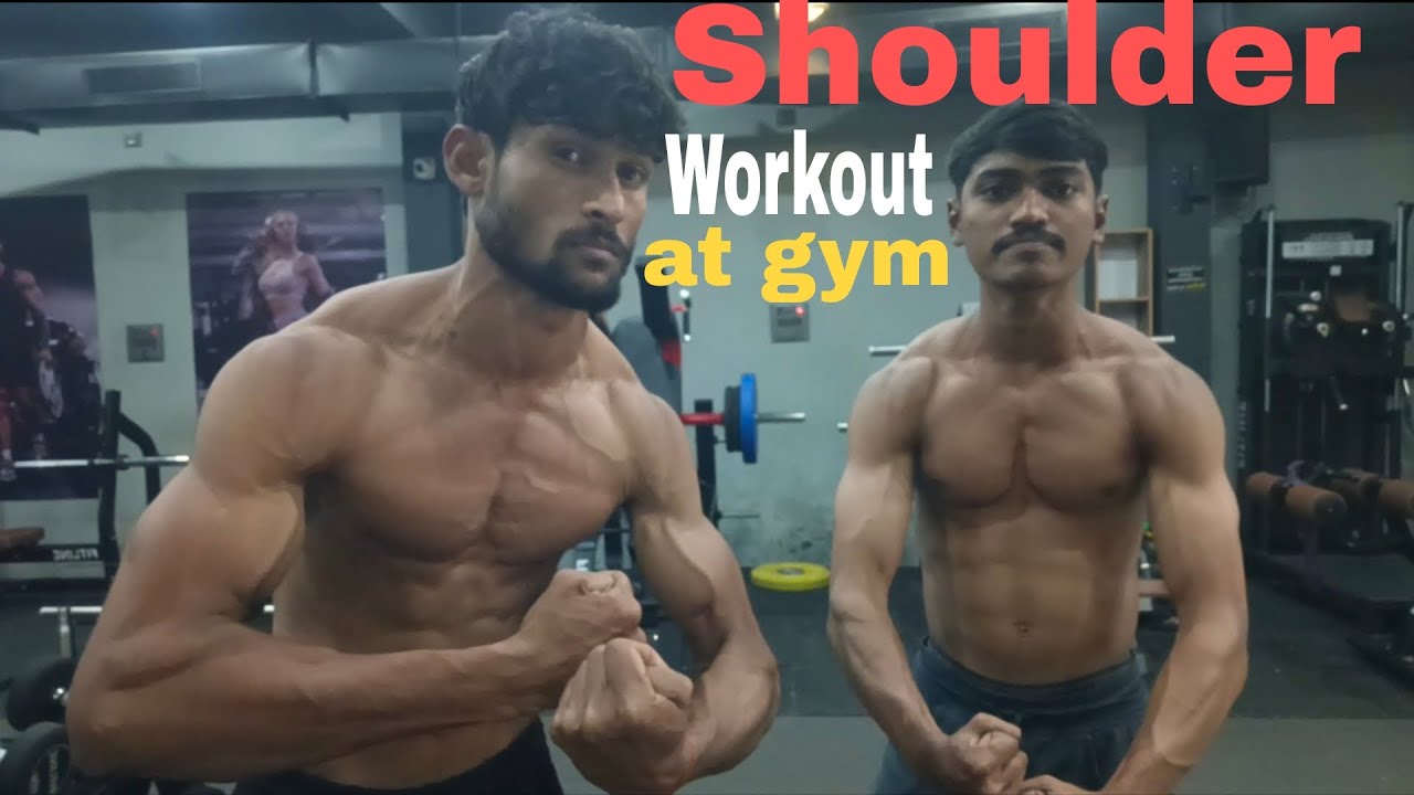 Shoulder Workout at gym