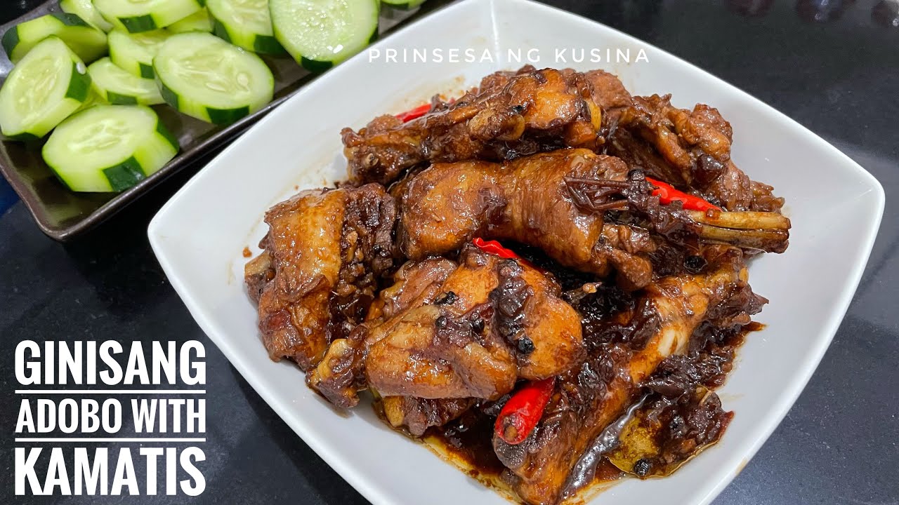Ginisang Adobong Manok with Kamatis