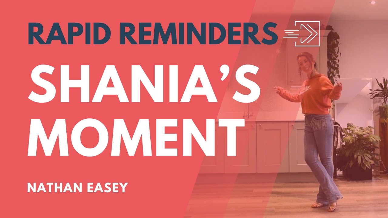 'Shania's Moment' Line Dance Rapid Reminder |  Nathan Easey