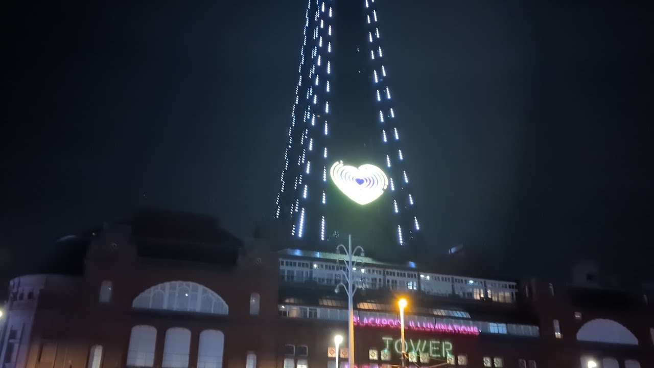 Going Up The Tower In Blackpool