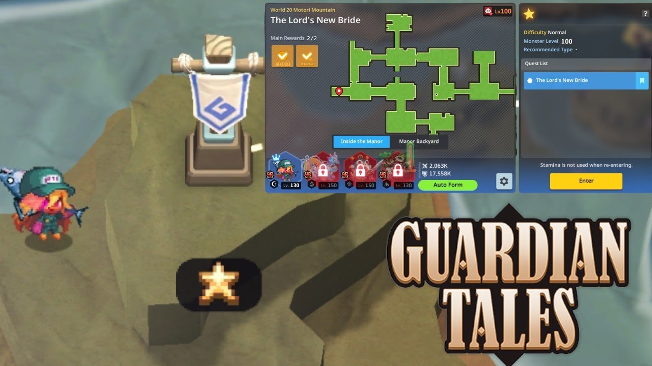 Guardian Tales S3 | World 20 • Sub Quest 2 - The Lord's New Bride 
