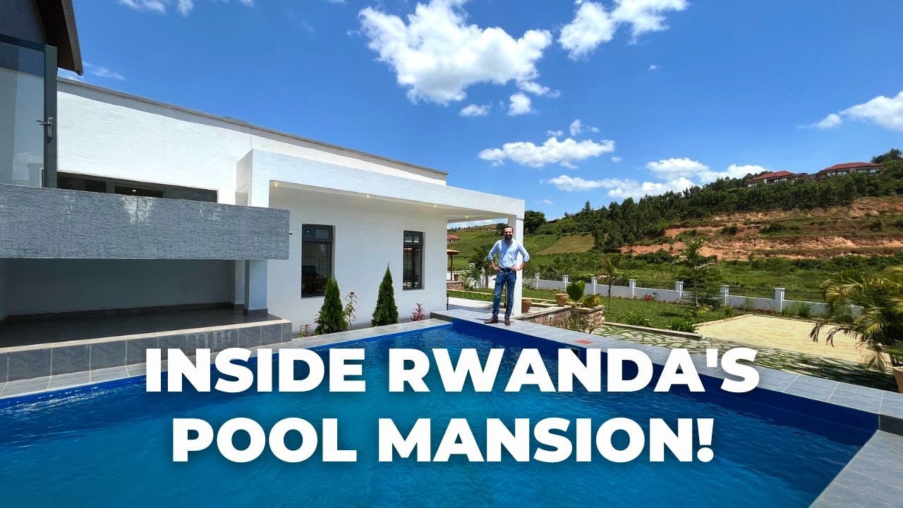 Inside the EXCLUSIVE LUXURY POOL MANSION in Rwanda!  - Full Access Tour