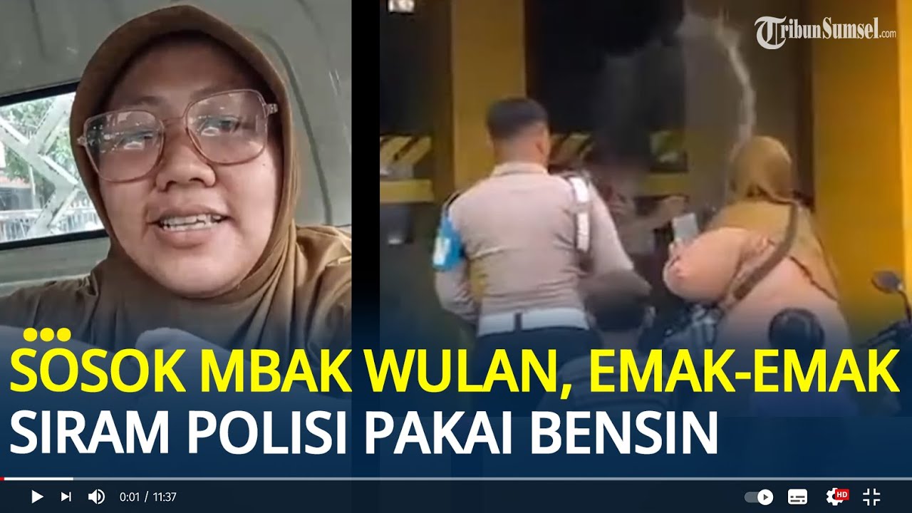 Sosok Mbak Wulan, Emak-emak di Sragen Viral Siram Polisi dengan Bensin: Tidak Terima Disebut ODGJ