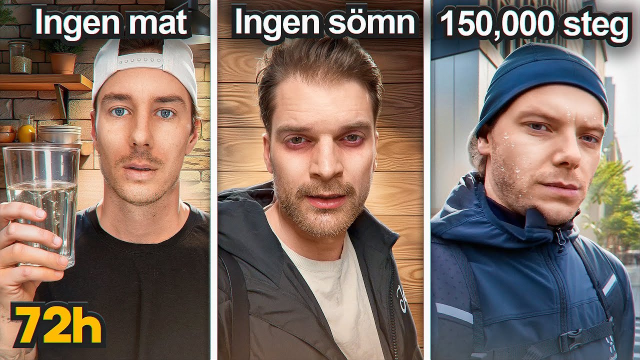 INGEN MAT, INGEN SÖMN OCH 150,000 STEG.