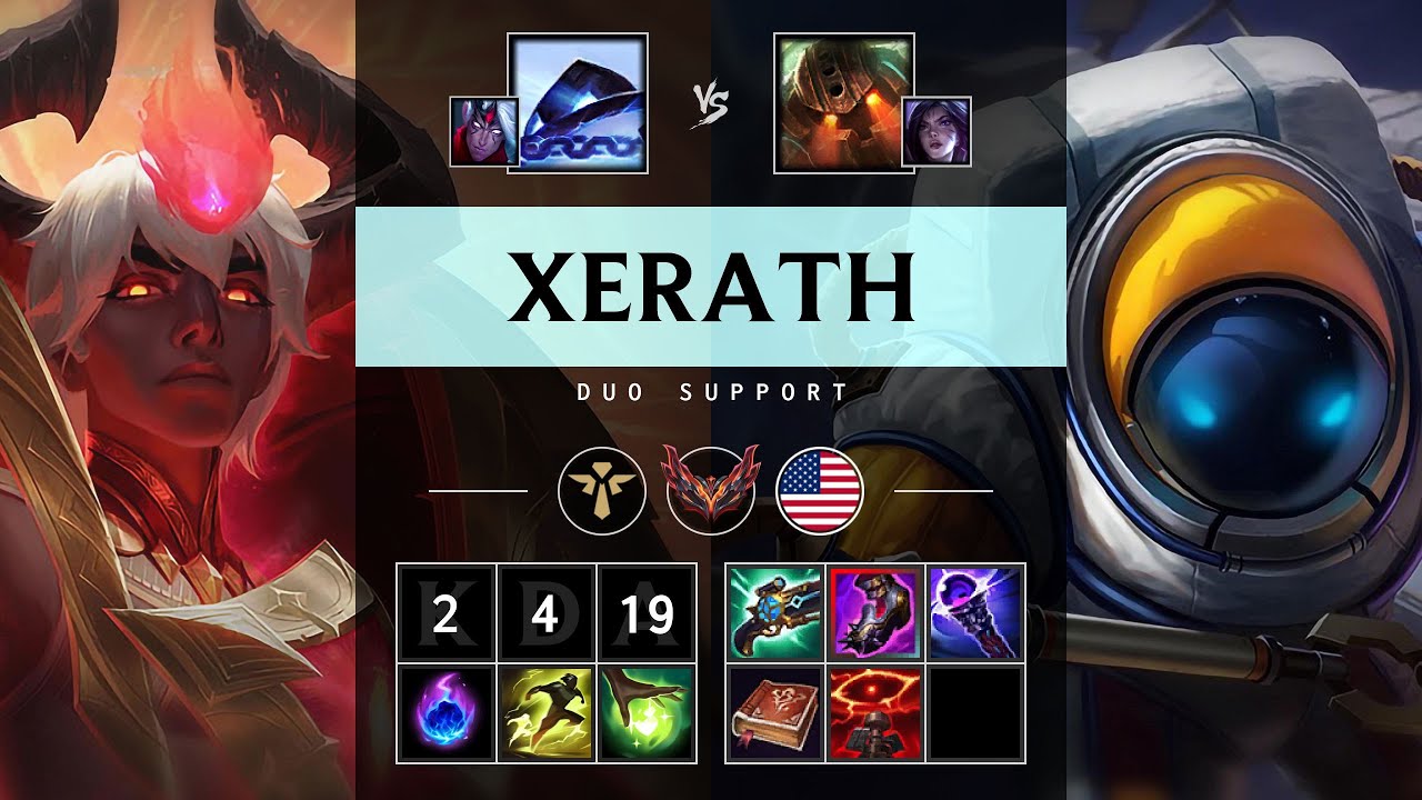 Xerath Support vs Nautilus - NA Grandmaster Patch 25.21