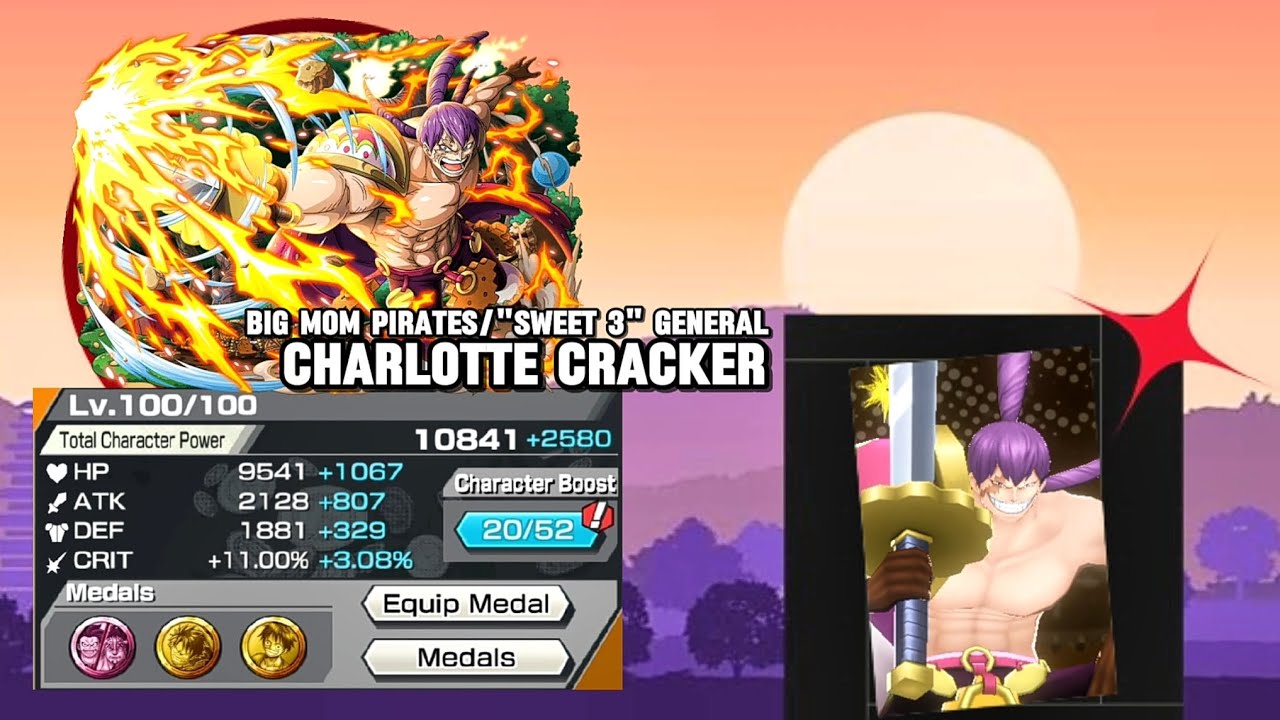 One Piece Bounty Rush Gameplay ⭐6 Sweet 3 General Charlotte Cracker | OPBR