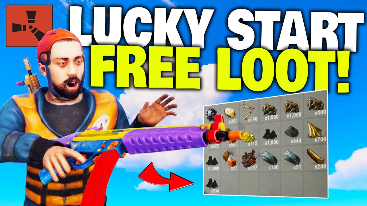 GETTING an INSANELY LUCKY START from DECAYED BASES! - Rust Solo Survival Gameplay
