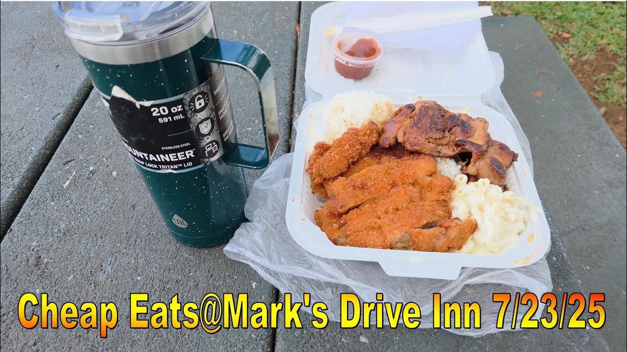 4K CheapEats@Mark's Drive Inn 7/23/25 in Honolulu, Oahu, Hawaii