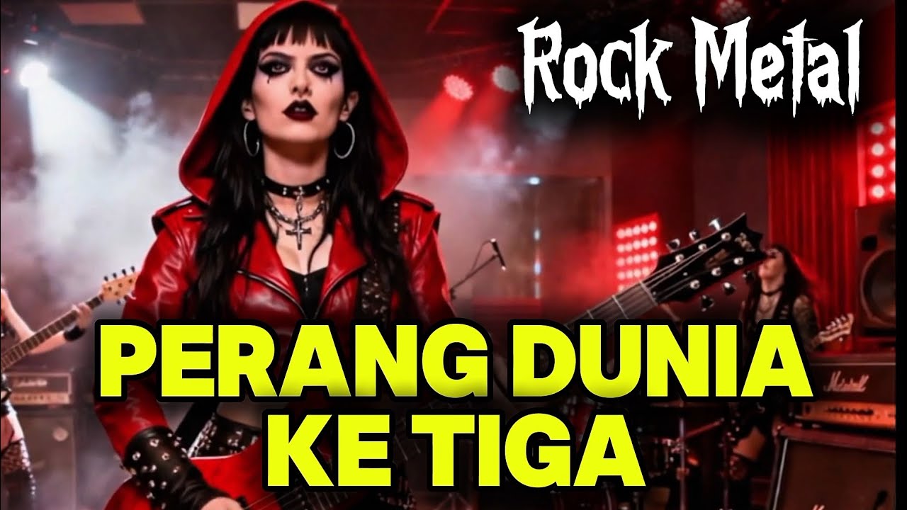 PERANG DUNIA KETIGA | Rock Metal | Gitaris Gadungan | AI Music