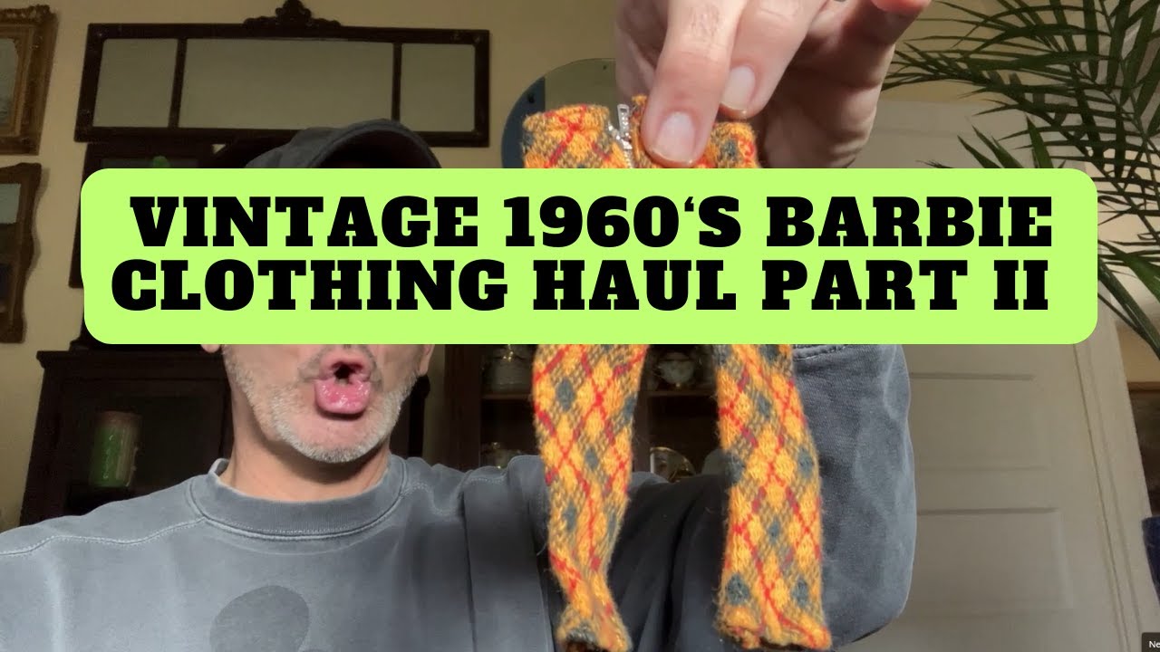 Vintage 1960's - 1970's Barbie Doll Clothing Haul Part II