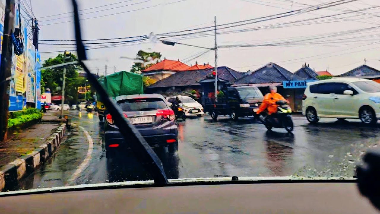 🔴 Stormy Rain & Thunder from Inside Car | Help Study, Meditation, PTSD, Insomnia & Deep Sleep