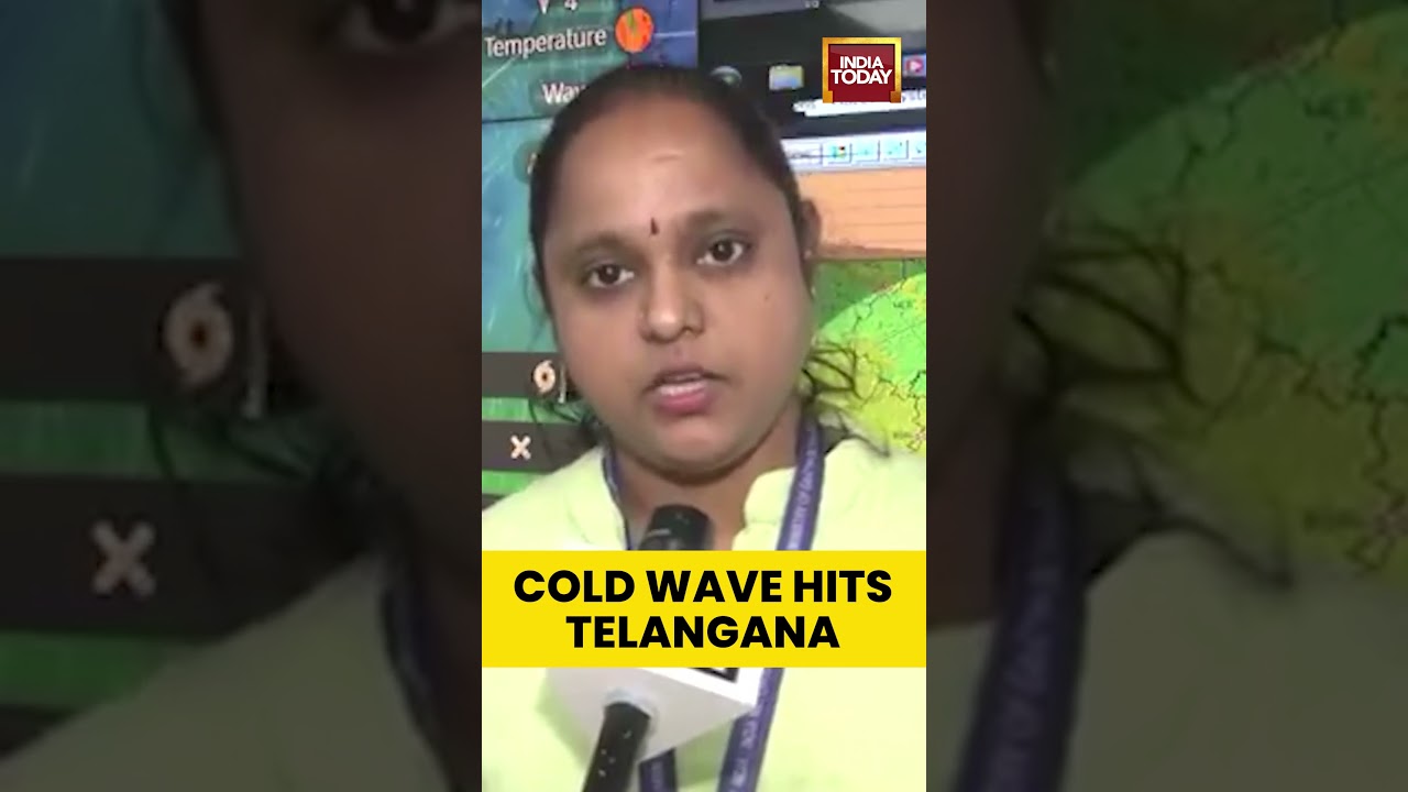 #Telangana to Experience #ColdWave, #NightTemperatures 3&ndash;4&deg;C Below Normal | #indiatoday #shorts