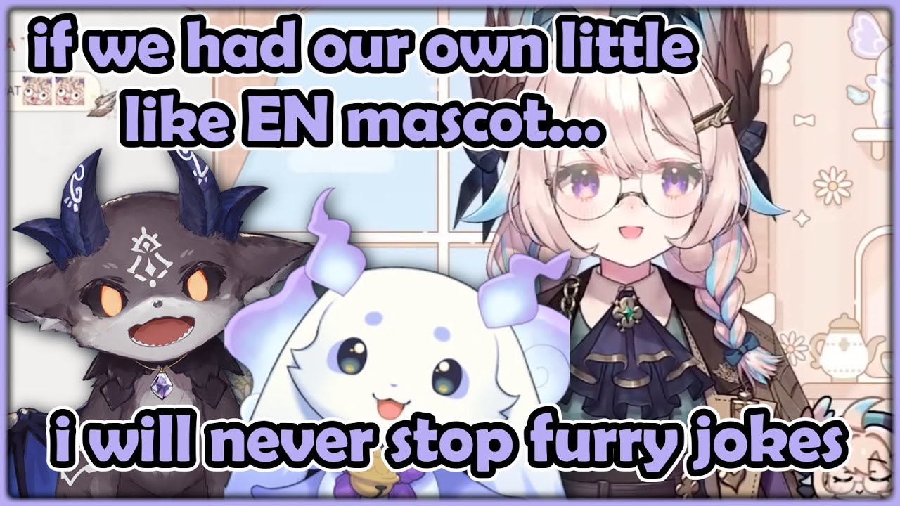 Endless Furry Jokes if EN has a mascot like Debi & Lunlun🤣
