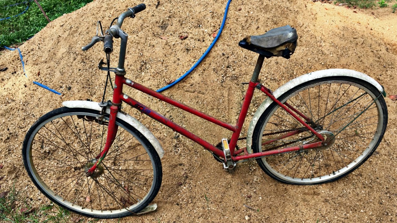 Old Ladies Bicycle Restoration