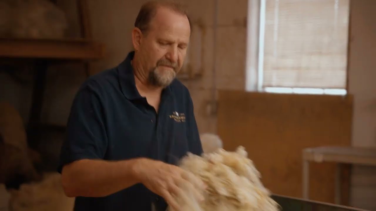 woolen mill carding video 2160p