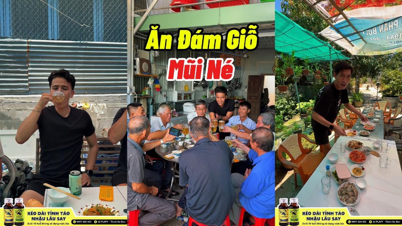 Ăn Đám Giỗ Xuyên Việt tập : Mũi Né #thinhdaden #nhauxuyenviet