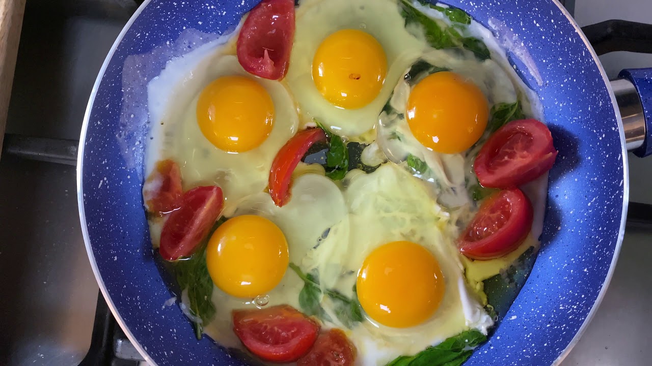 Fried EGGS the Lebanese Way with "Goat Milk Labneh Balls"