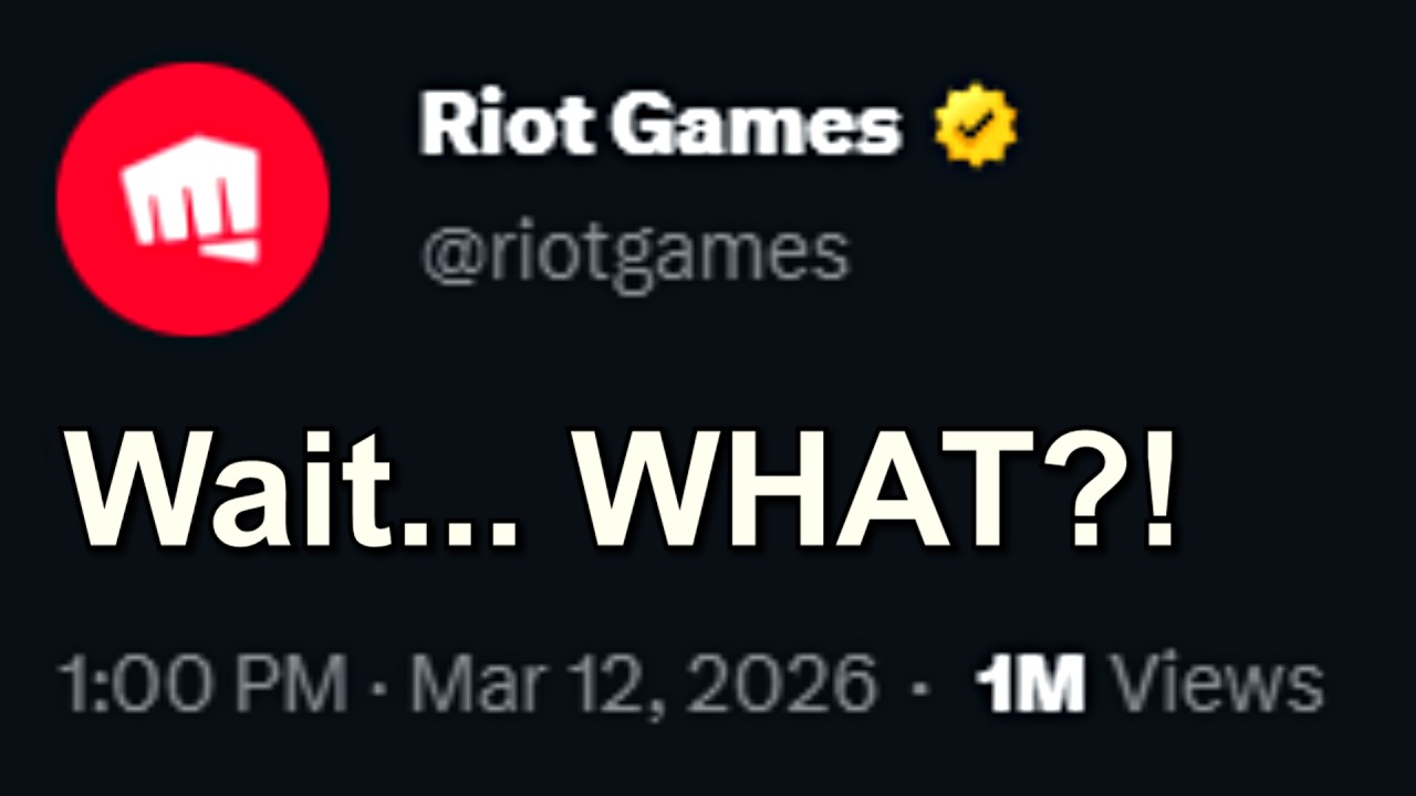 Riot made a MISTAKE...