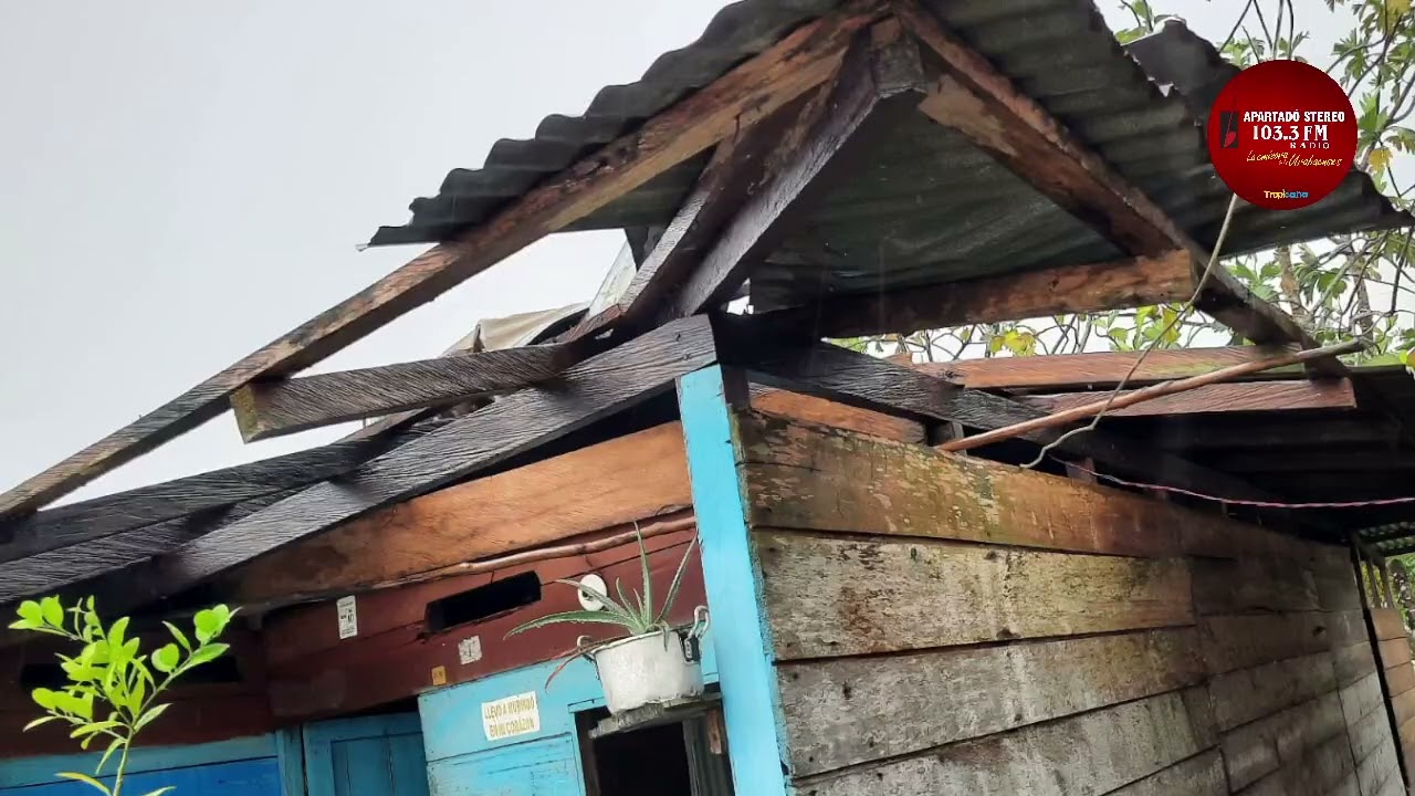 Fuerte vendaval afectó familias campesinas de Murindó, destechando sus casas