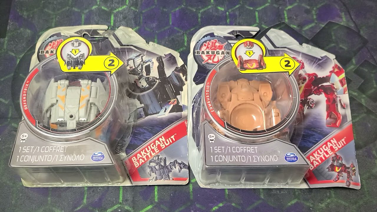 CLASSIC BAKUGAN GUNDALIAN INVADERS BATTLE SUIT DOUBLE UNBOXING! HAOS DEFENDTRIX SUBTERRA COMBUSTOID