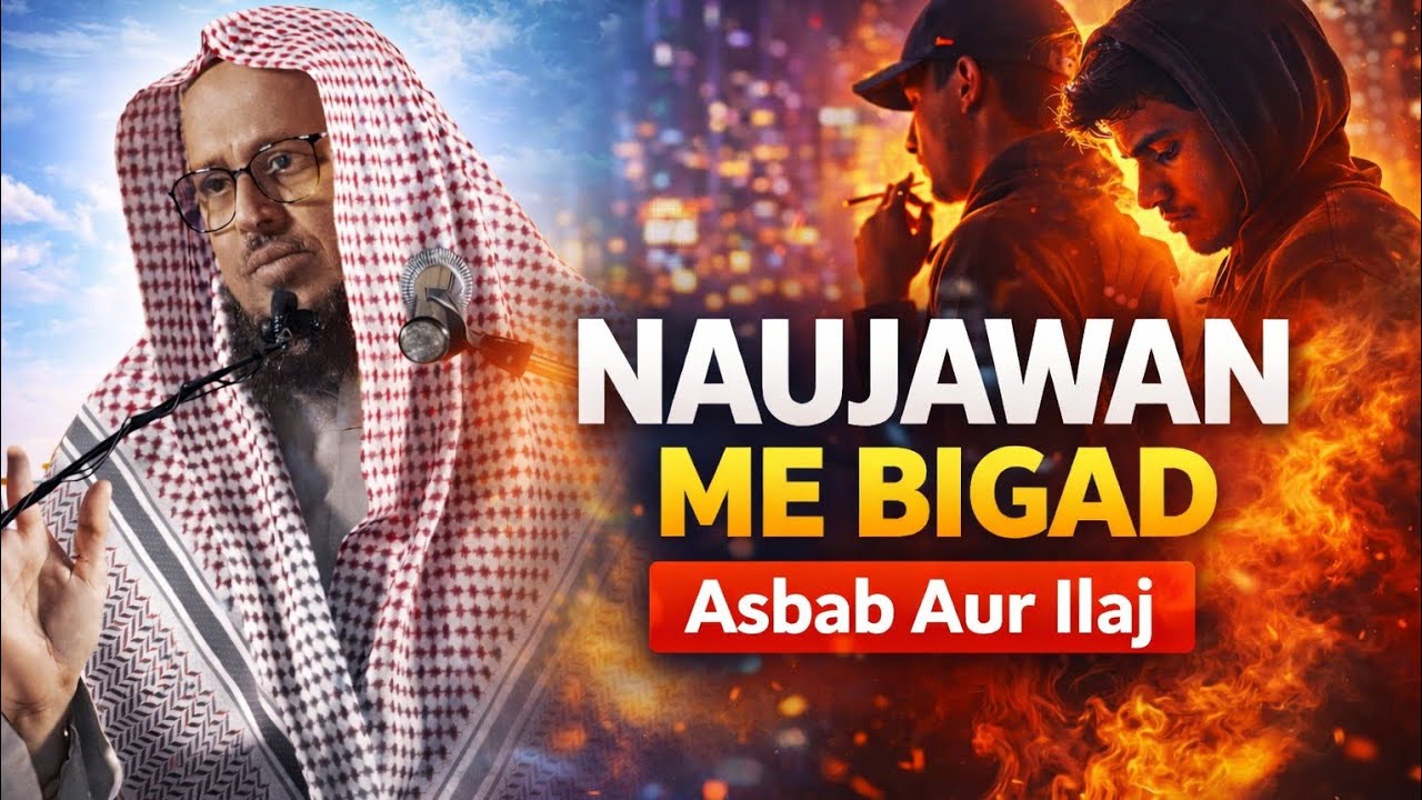 Naujawano Me Bigad Asbab Aur Illaj •Shaikh Yasir Al Jabri Madni Hafizullah 