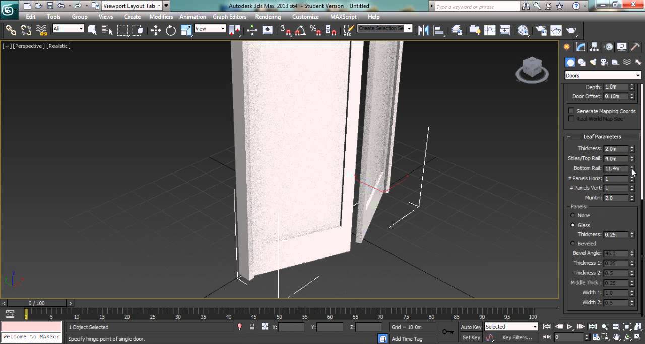 8 How to create doors & windows in 3ds max