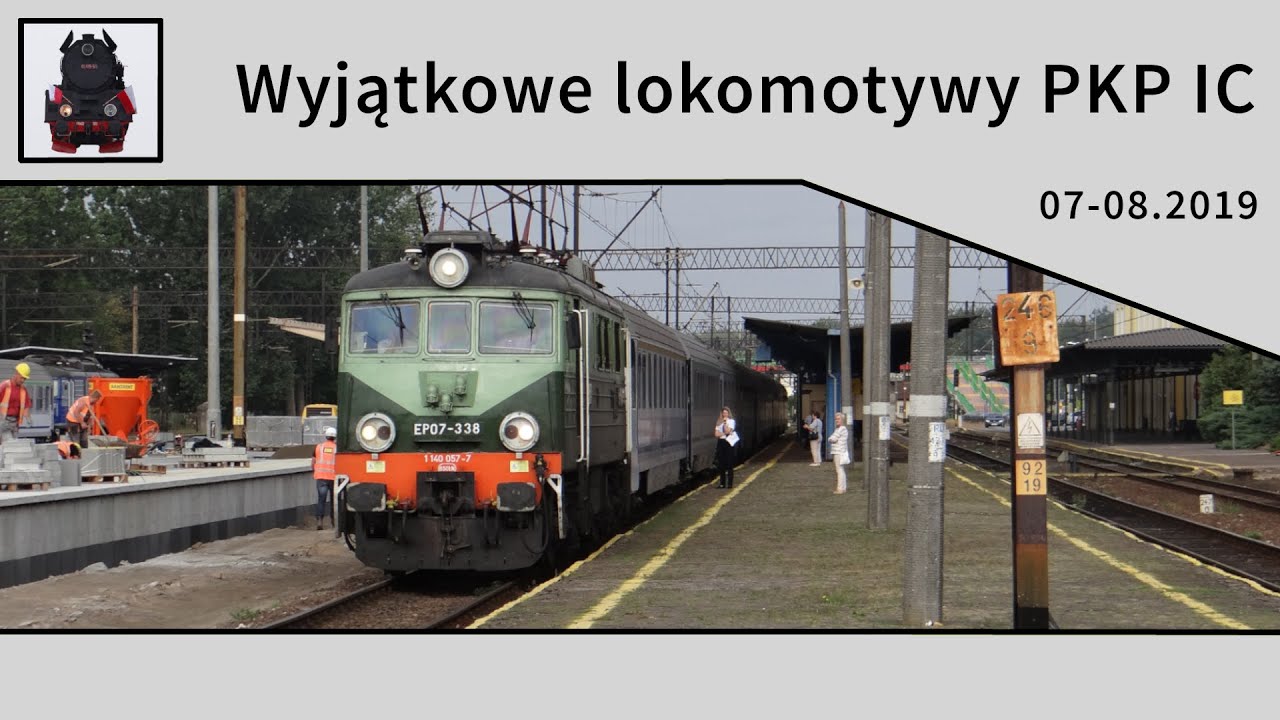 Lokomotywy w historycznych malowaniach - EP07-338, EP07-356, EP08-001