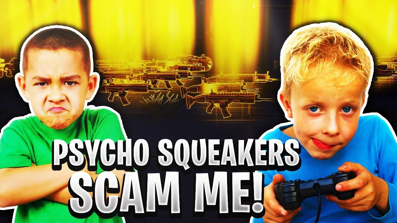 Two Psycho Squeakers Scam Me! (Scammer Gets Scammed) Fortnite Save The World