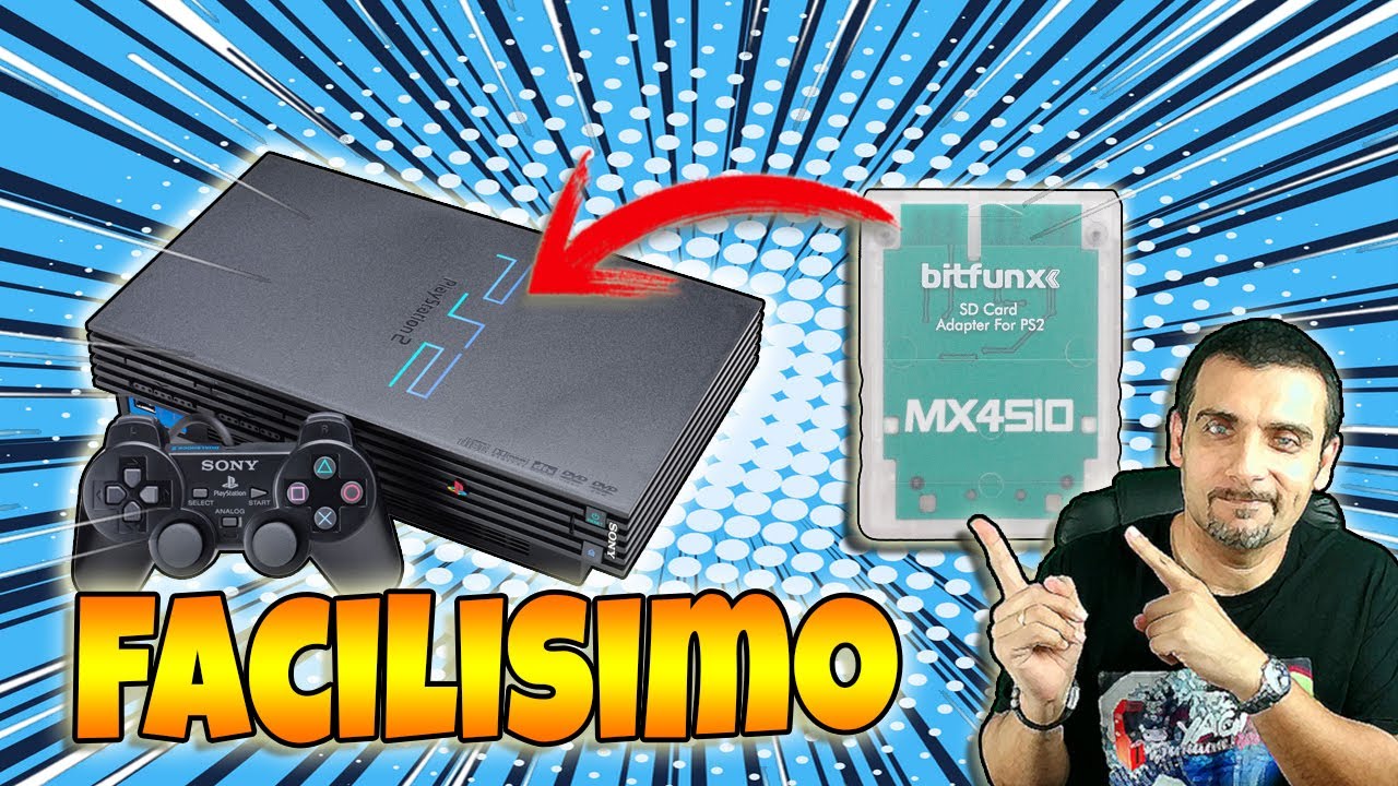 🕹️¡Facilísimo! MX4SIO de BitFunX. Juega a tu PS2 desde la Memory Card.