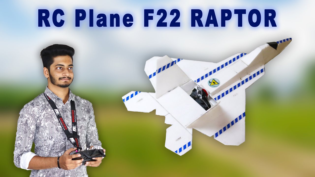 Как сделать радиоуправляемый самолет F22 Raptor